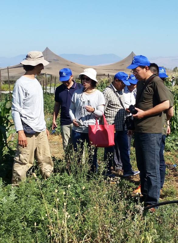 Rain Harvesting , Water & Agriculture Management tour for 10 Chinese agricultural researchers 6.6.17