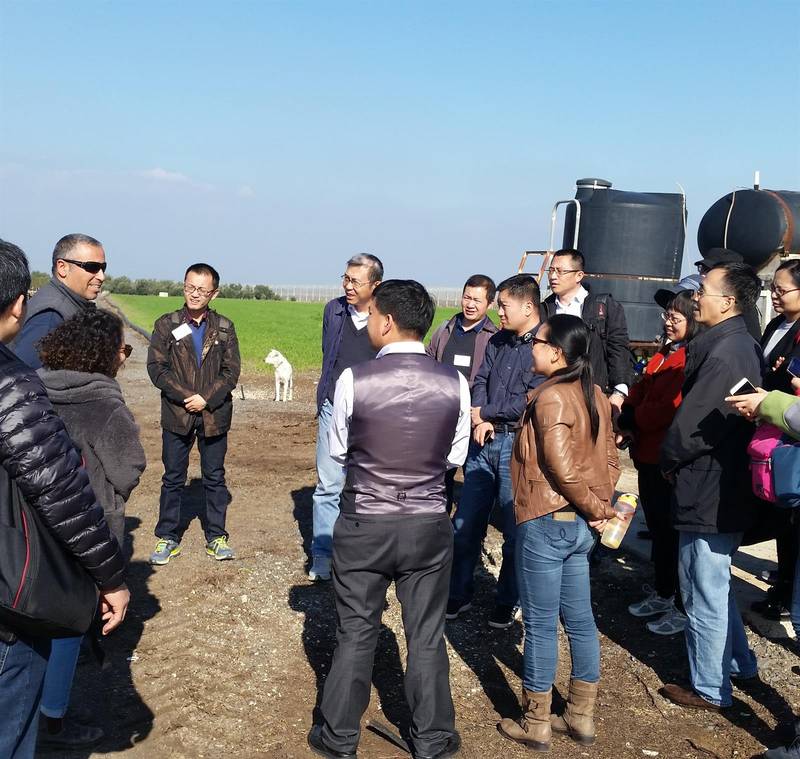 To the water sources in northern Israel and effective regional water and agriculture management, 31/1/18