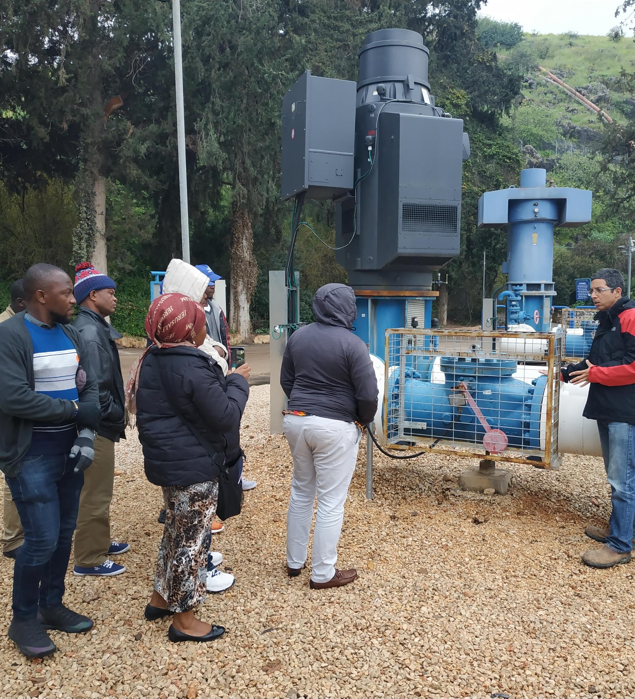 Water systems and hydraulics at Mekorot Company in Galilee Liberia and other countries 31.3.19